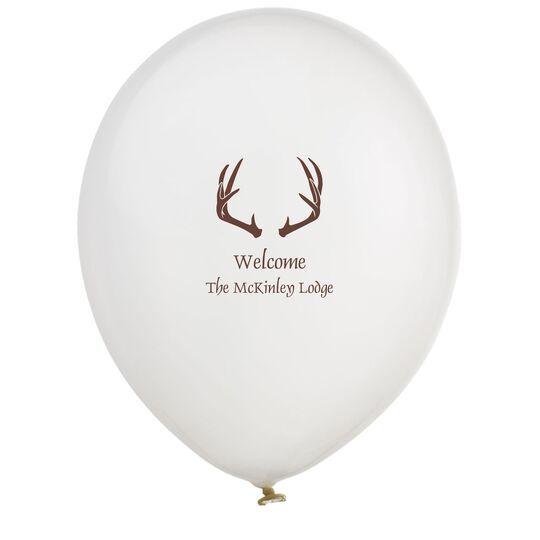 Antlers Latex Balloons